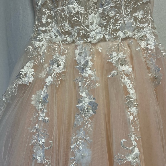 Jovani Blush Prom Dress 55634 - Picture 4 of 7